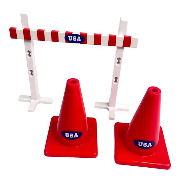 American Girl Today COCONUT AGILITY SET Dog Leash Collar Jump Cones Magnetic Toy - Picture 4 of 7